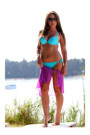 Maudymosi kostiumėlis Cathy M-048 Turquoise (Turkio)